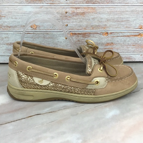 Sperry Top-Sider Women’s Angelfish in Gold Glitter size 6 EUC - Picture 4 of 9